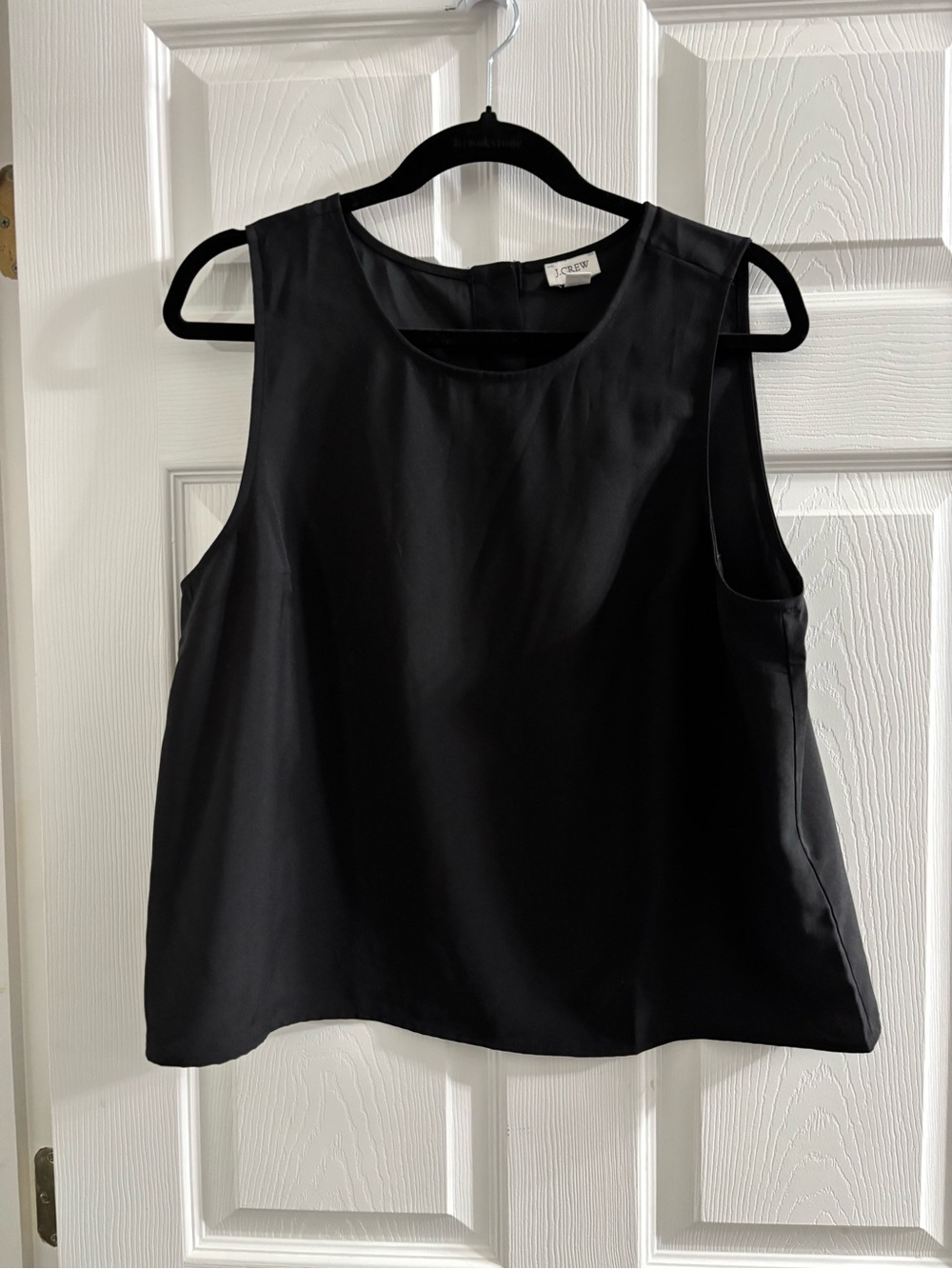 J. Crew Factory Black Sleeveless Crewneck Camisole